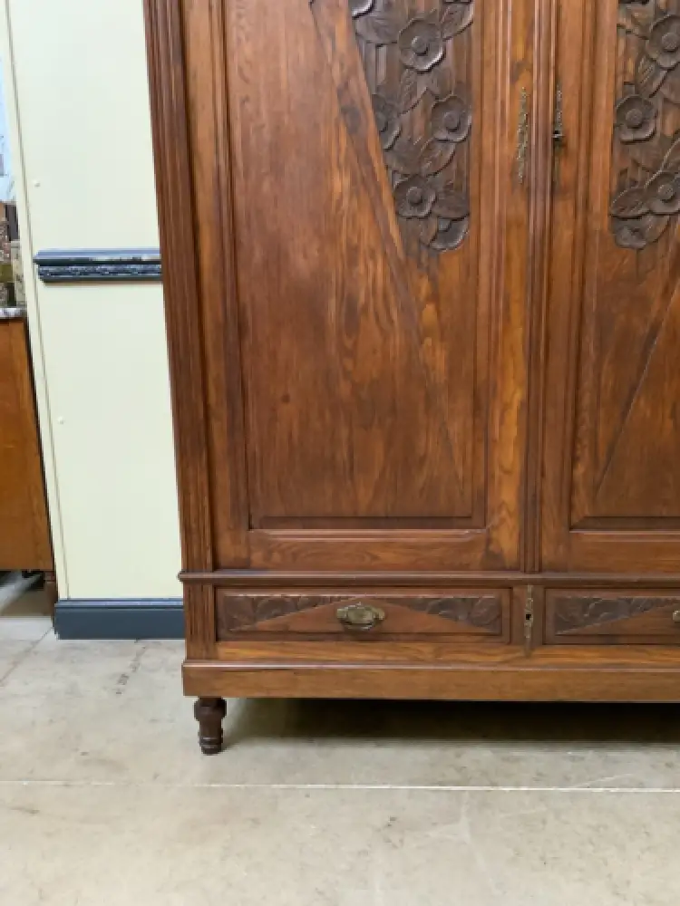 Antik - Kleiderschrank, Wäscheschrank - Art Deco -  Lieferung möglich! 10