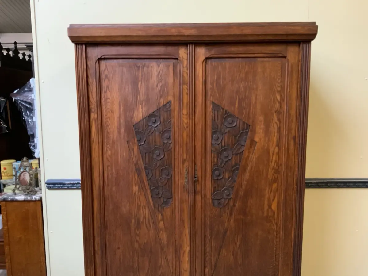 Antik - Kleiderschrank, Wäscheschrank - Art Deco -  Lieferung möglich! 12