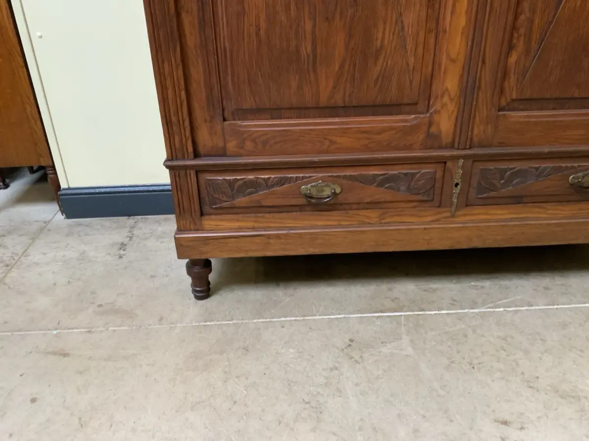 Antik - Kleiderschrank, Wäscheschrank - Art Deco -  Lieferung möglich! 14