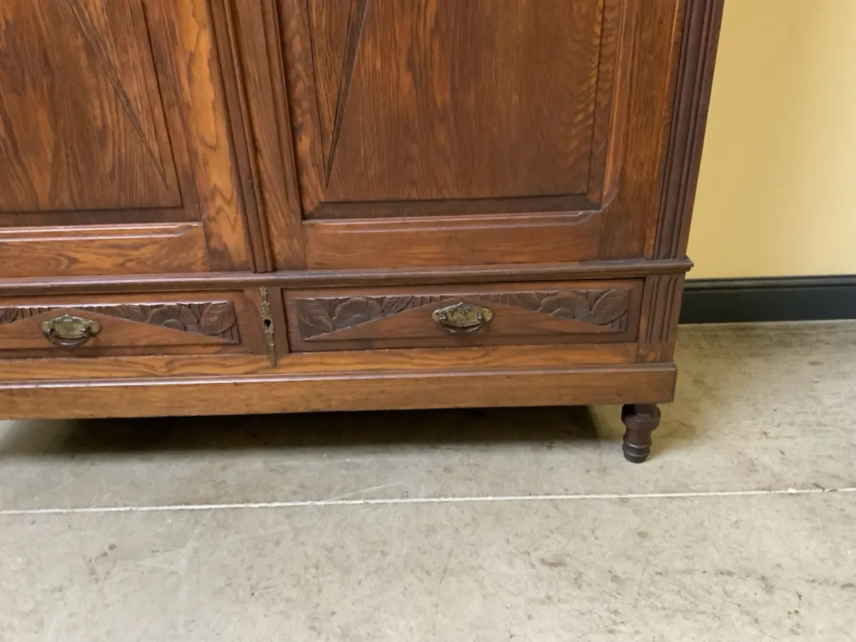 Antik - Kleiderschrank, Wäscheschrank - Art Deco -  Lieferung möglich! 15