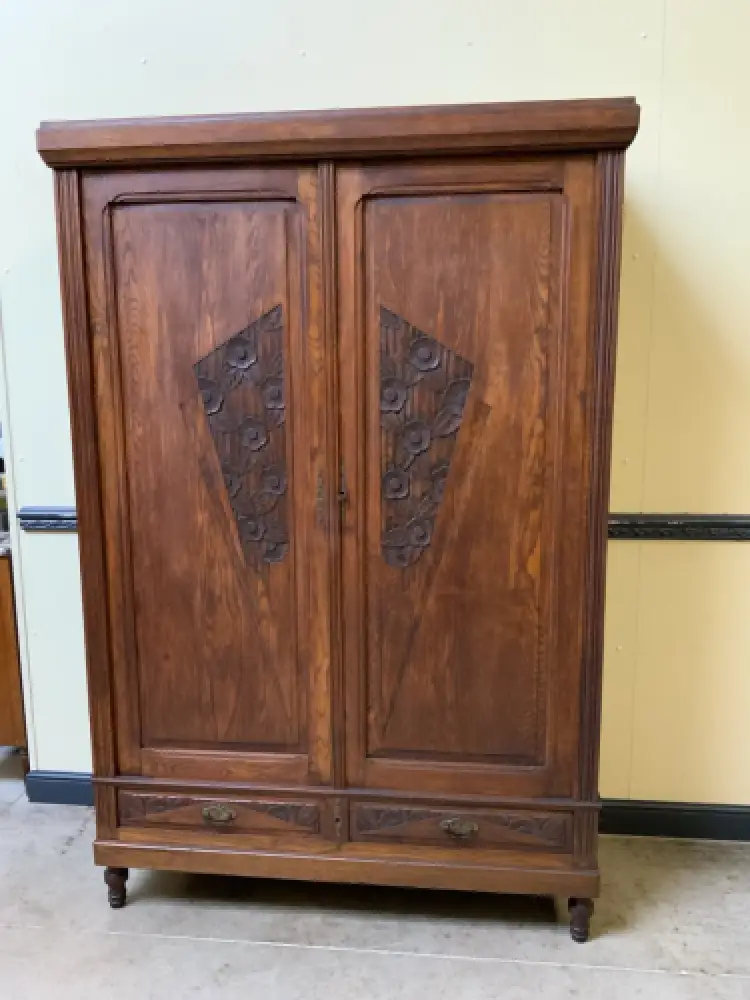 Antik - Kleiderschrank, Wäscheschrank - Art Deco -  Lieferung möglich! 2