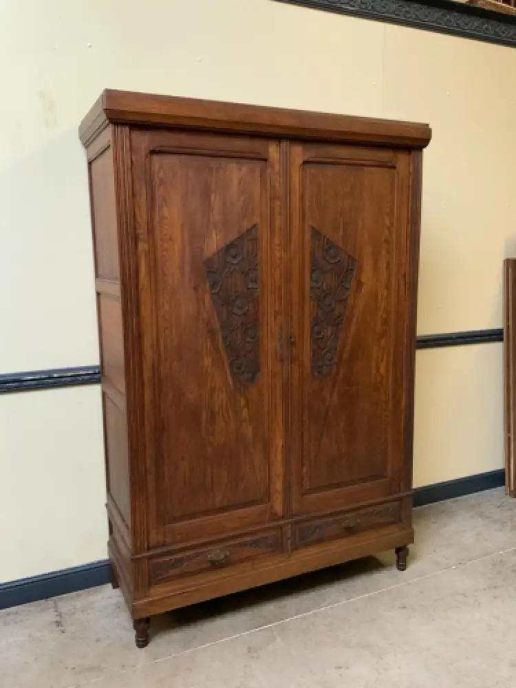 Antik - Kleiderschrank, Wäscheschrank - Art Deco -  Lieferung möglich! 3