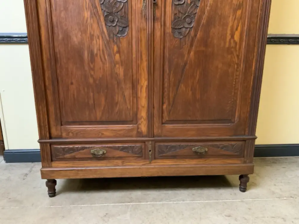 Antik - Kleiderschrank, Wäscheschrank - Art Deco -  Lieferung möglich! 8