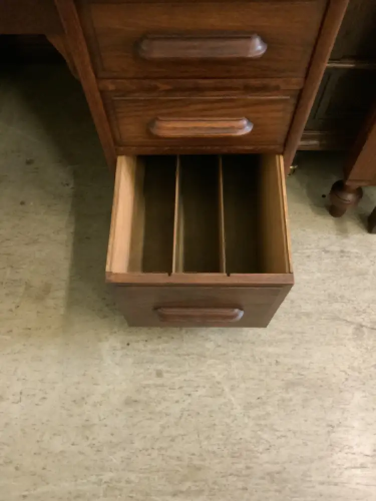 Antik - Imposanter Jugendstil Rolladen Schreibtisch - Lieferung möglich! 16