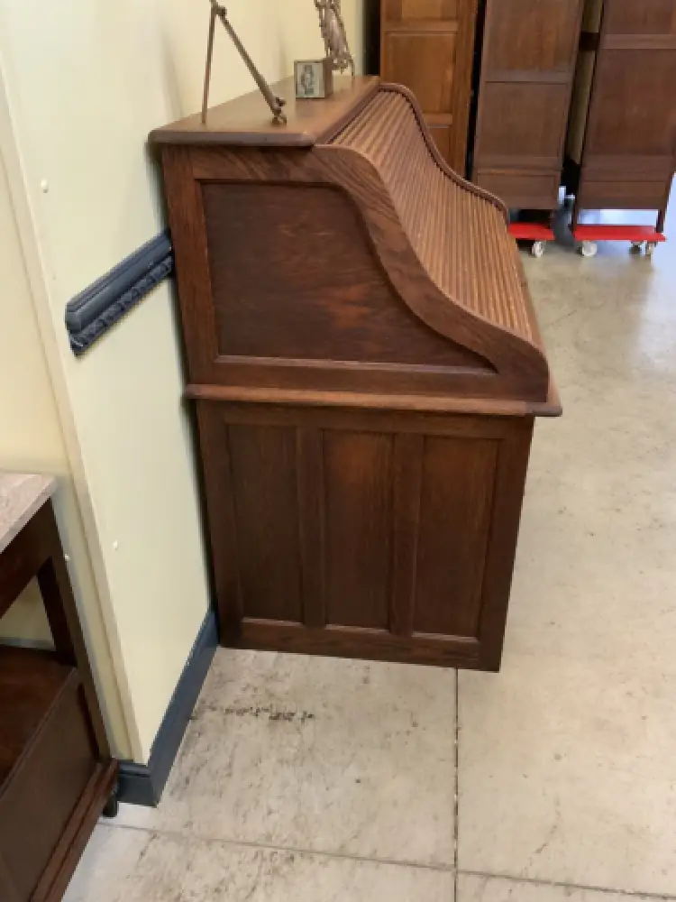 Antik - Imposanter Jugendstil Rolladen Schreibtisch - Lieferung möglich! 4