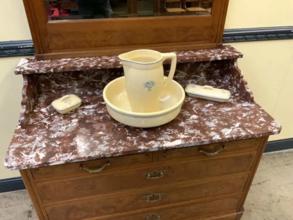 Antik - Kommode, Spiegel, Jugendstil  - Traumhaft schön - Lieferung möglich! 11