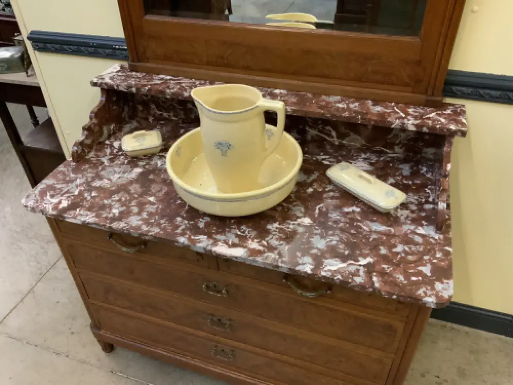 Antik - Kommode, Spiegel, Jugendstil  - Traumhaft schön - Lieferung möglich! 12