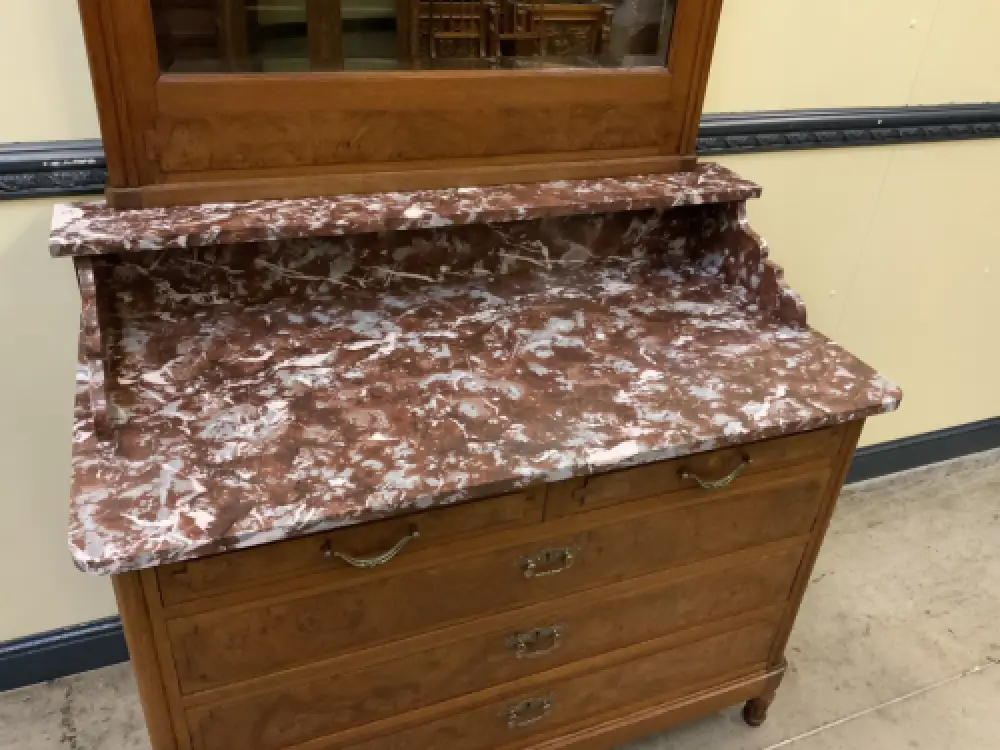 Antik - Kommode, Spiegel, Jugendstil  - Traumhaft schön - Lieferung möglich! 23