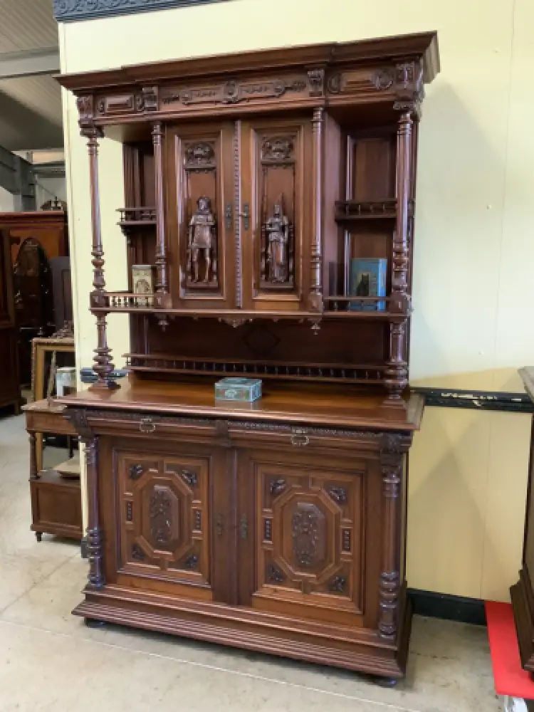 Sensationelles imposantes Neorenaissance Säulen Buffet,  Lieferung möglich! 0