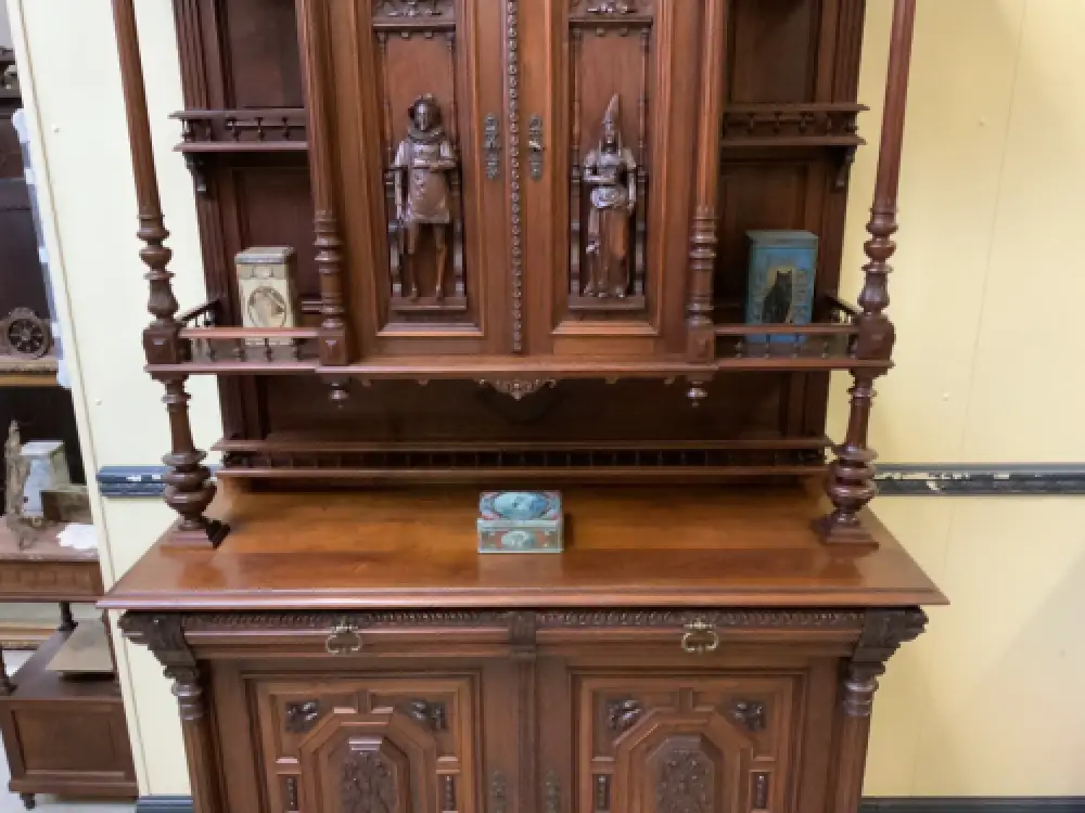 Sensationelles imposantes Neorenaissance Säulen Buffet,  Lieferung möglich! 11