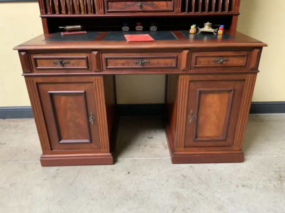 Antiker traumhafter Gründerzeit nußbaum Schreibtisch,- Lieferung möglich! 5