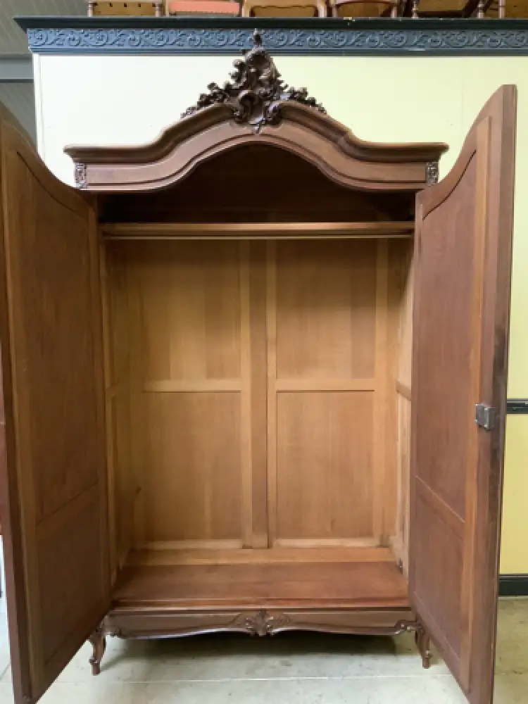 Antiker imposanter Jugendstil Kleiderschrank mit Wäschefach - Lieferung möglich! 17