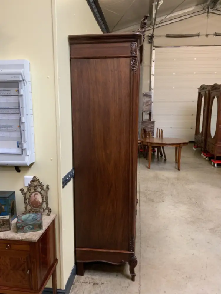Antiker imposanter Jugendstil Kleiderschrank mit Wäschefach - Lieferung möglich! 4
