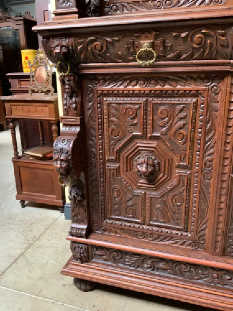 Antikes Gründerzeit Buffet, Vertiko, Kredenz,  - Lieferung möglich! 17