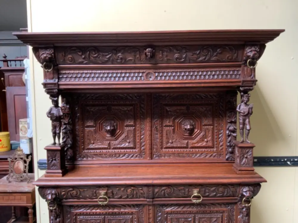 Antikes Gründerzeit Buffet, Vertiko, Kredenz,  - Lieferung möglich! 9