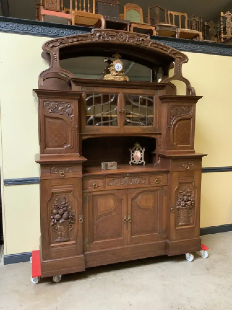 Antikes imposantes Jugendstil Buffet, Art Nouveau, - Lieferung möglich! 2