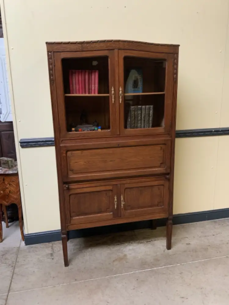 Antik - Sekretär, Vitrine, Bücherschrank - Jugendstil - Lieferung möglich! 1