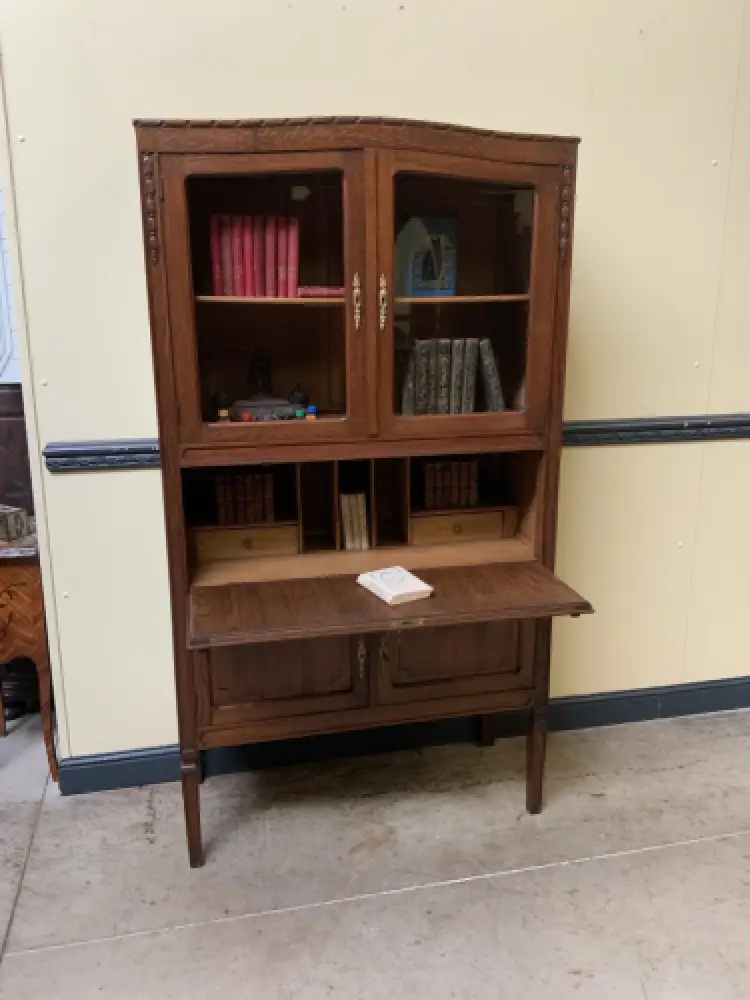 Antik - Sekretär, Vitrine, Bücherschrank - Jugendstil - Lieferung möglich! 12