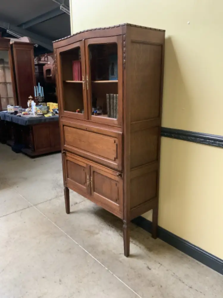 Antik - Sekretär, Vitrine, Bücherschrank - Jugendstil - Lieferung möglich! 3