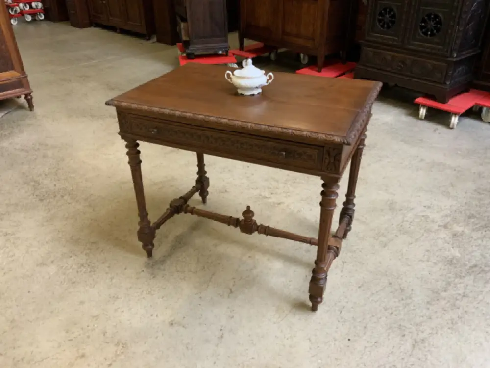 Antik - Schreibtisch, Tisch  - Jugendstil - Lieferung möglich! 14