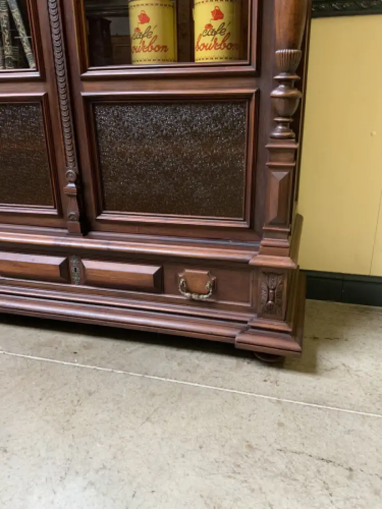 Antiker Jugendstil Geschirrschrank, Vitrine, Bücherschrank - Lieferung möglich! 13