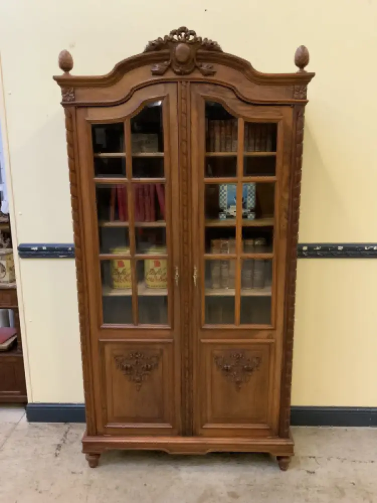 Antiker Jugendsti Bücherschrank, Vitrine - Traumhaft - Lieferung möglich! 1