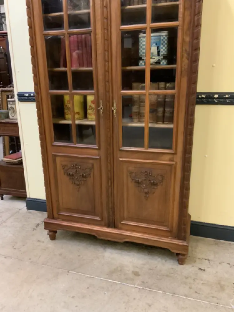 Antiker Jugendsti Bücherschrank, Vitrine - Traumhaft - Lieferung möglich! 10