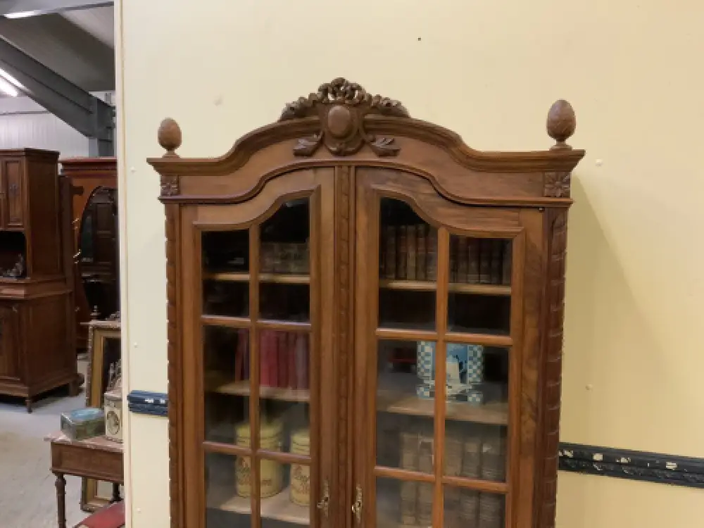 Antiker Jugendsti Bücherschrank, Vitrine - Traumhaft - Lieferung möglich! 12