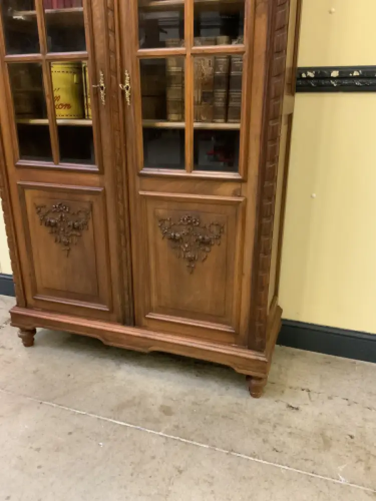 Antiker Jugendsti Bücherschrank, Vitrine - Traumhaft - Lieferung möglich! 14