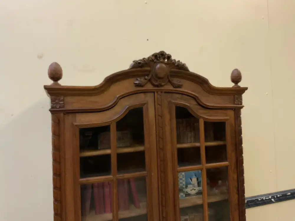 Antiker Jugendsti Bücherschrank, Vitrine - Traumhaft - Lieferung möglich! 16