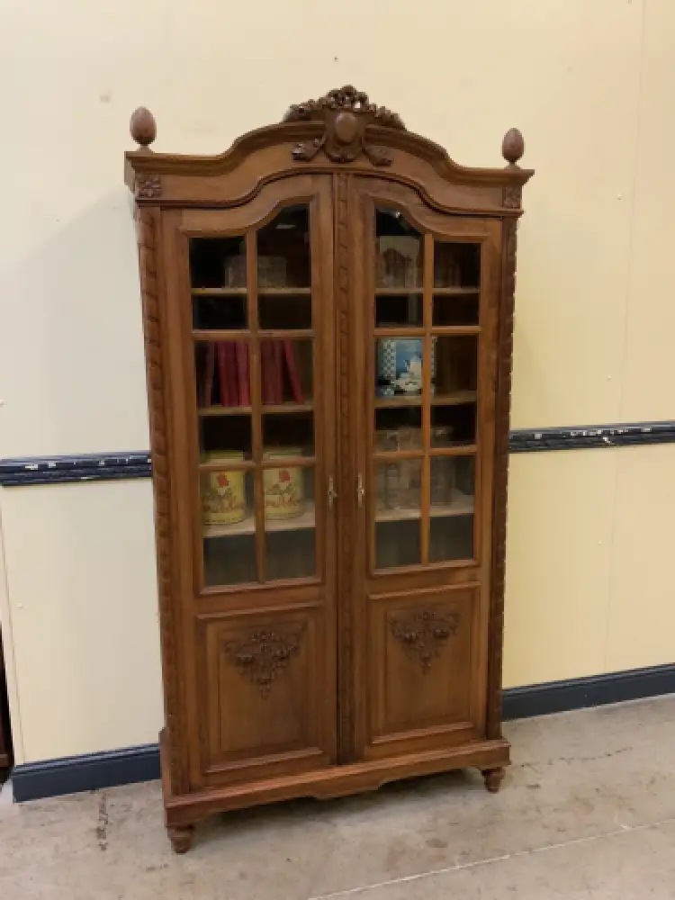 Antiker Jugendsti Bücherschrank, Vitrine - Traumhaft - Lieferung möglich! 2