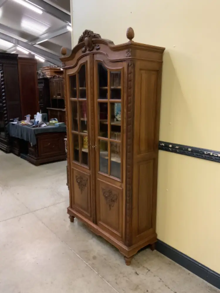 Antiker Jugendsti Bücherschrank, Vitrine - Traumhaft - Lieferung möglich! 4