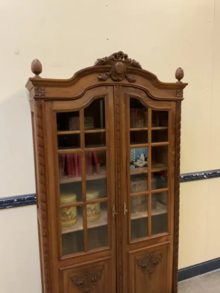 Antiker Jugendsti Bücherschrank, Vitrine - Traumhaft - Lieferung möglich! 8