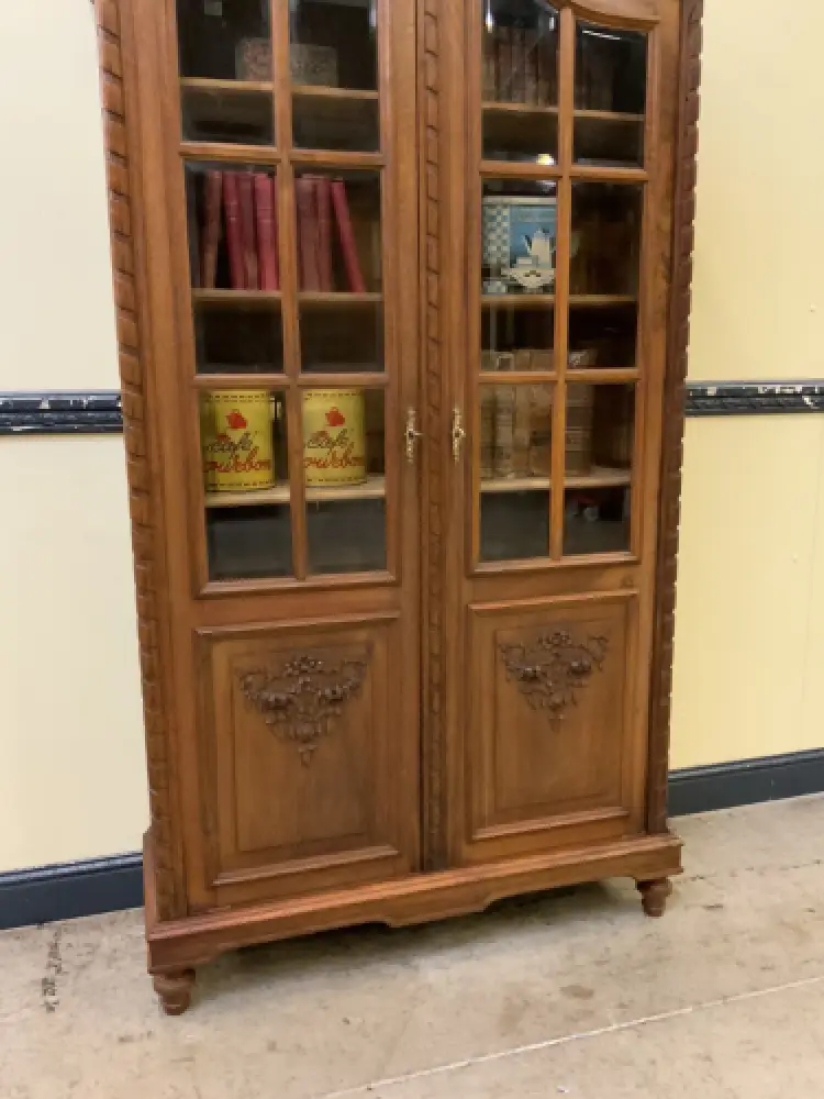 Antiker Jugendsti Bücherschrank, Vitrine - Traumhaft - Lieferung möglich! 9