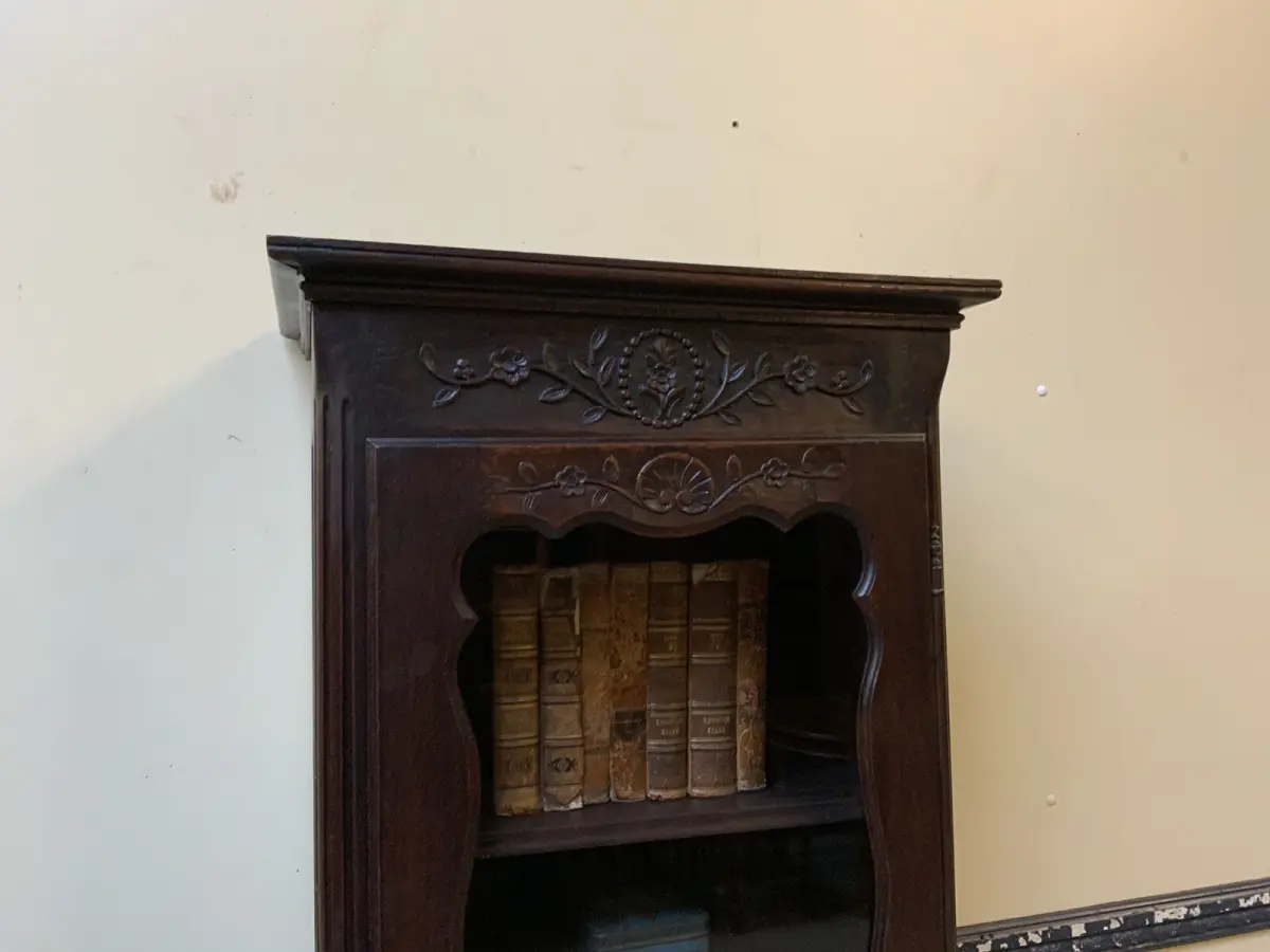 Antike Jugendstil Vitrine, Bücherschrank,  - Traumhaft   - Lieferung möglich! 11