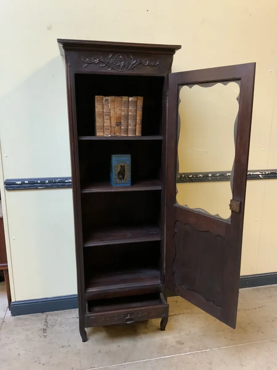Antike Jugendstil Vitrine, Bücherschrank,  - Traumhaft   - Lieferung möglich! 12