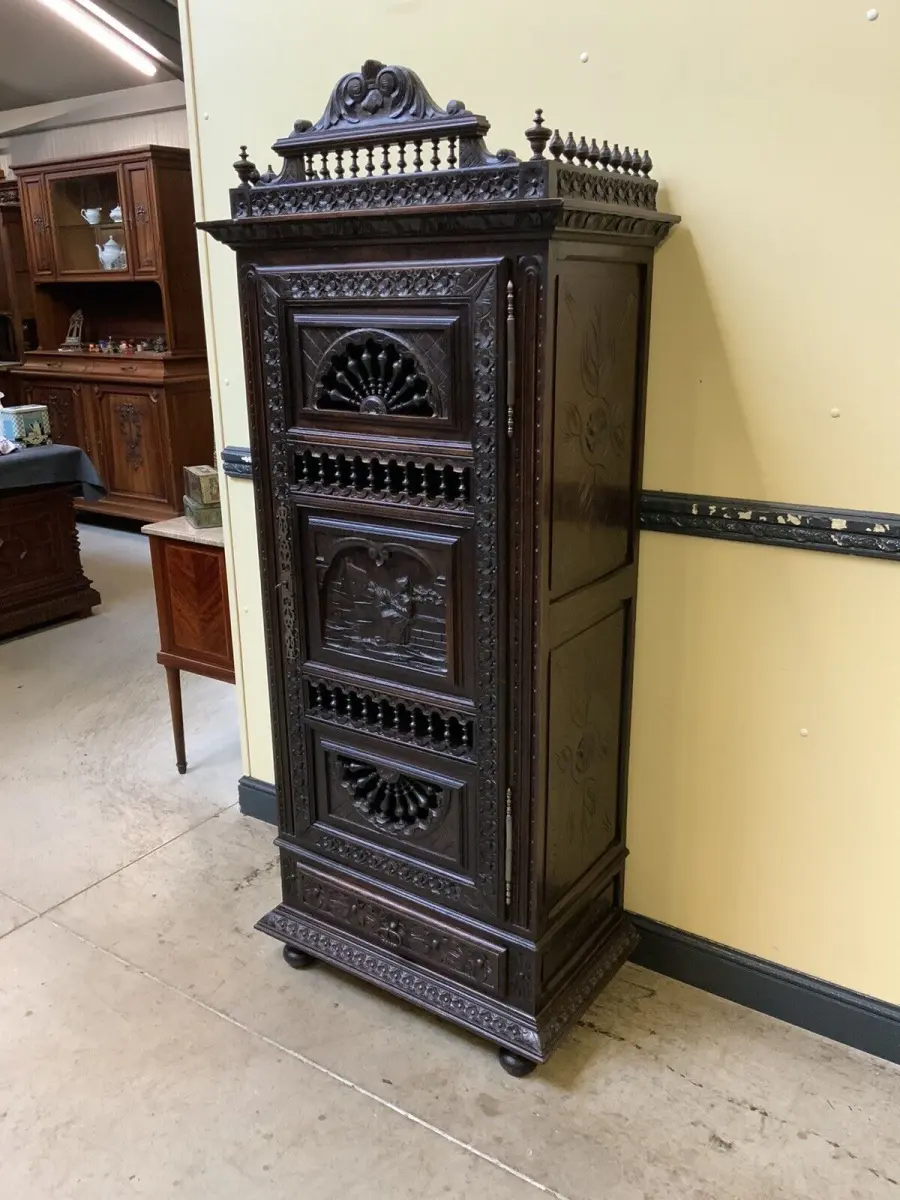 Antiker bretonischer Geschirrschrank, Vertiko, Traumhaft - Lieferung möglich! 3