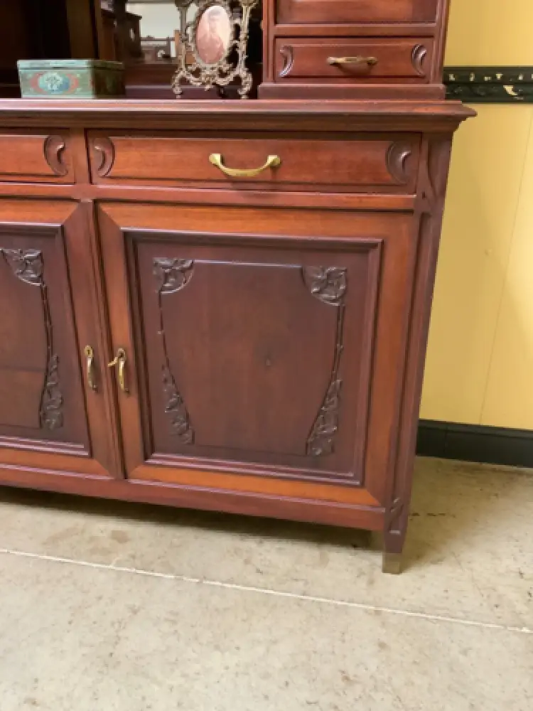 Antikes traumhaftes Jugendstil Buffet, Art Nouveau  - Lieferung möglich!   11