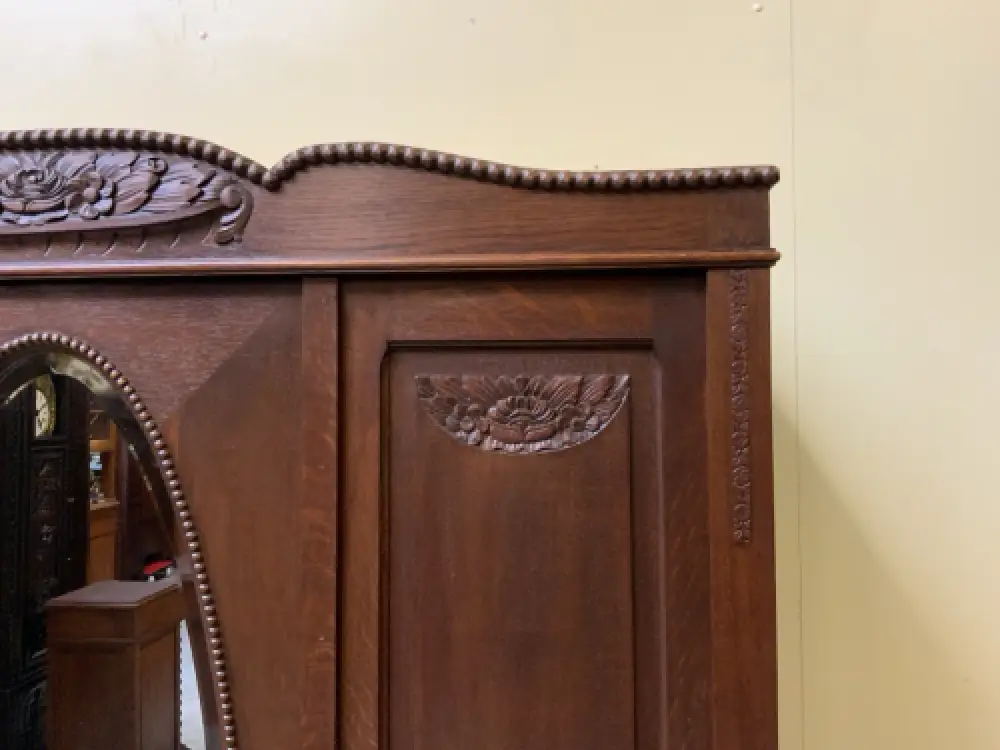 Antiker Jugendstil  Kleiderschrank, Garderobenschrank  - Lieferung möglich! 10