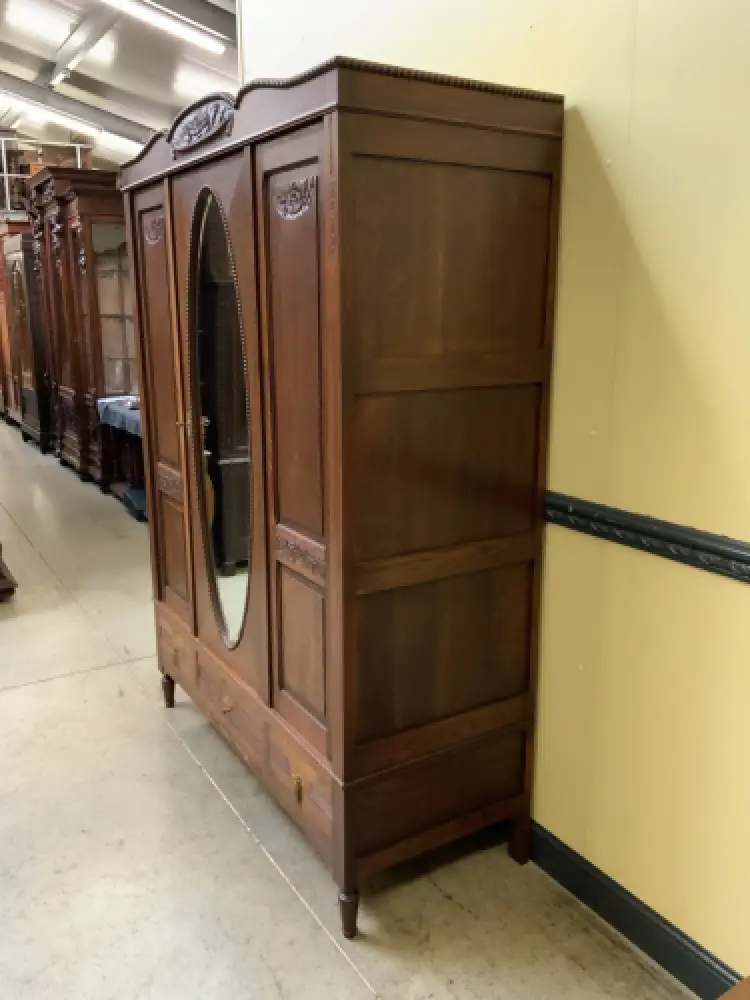 Antiker Jugendstil  Kleiderschrank, Garderobenschrank  - Lieferung möglich! 4