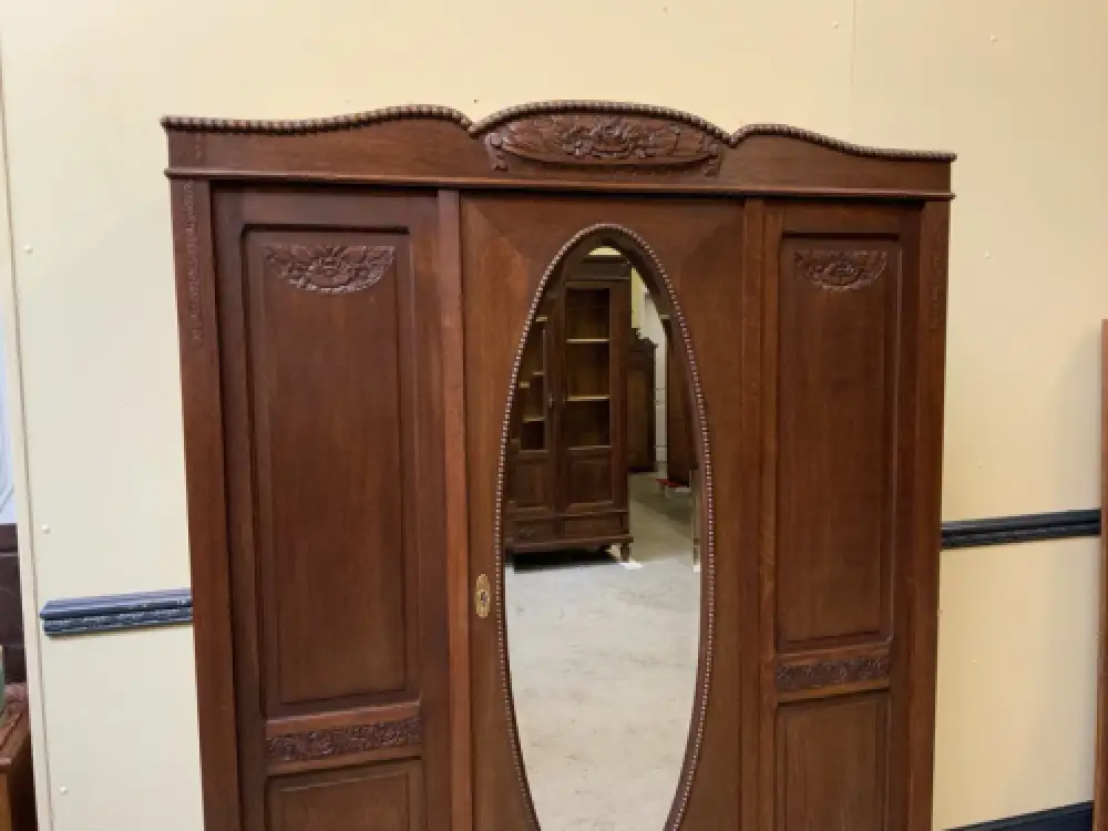 Antiker Jugendstil  Kleiderschrank, Garderobenschrank  - Lieferung möglich! 6