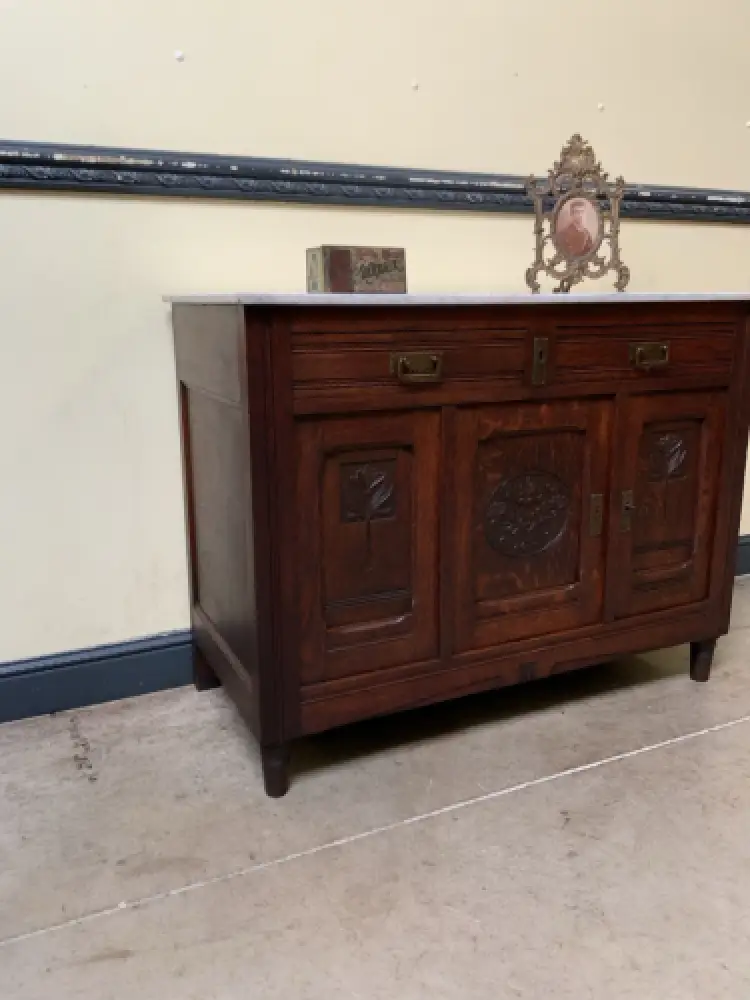 Antike Jugendstil Anrichte, Kommode, Vertiko - Lieferung möglich! 9