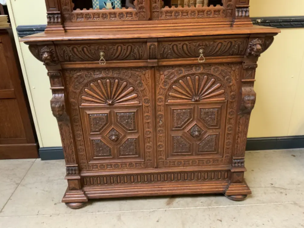 Antikes imposantes Gründerzeit Aufsatz Buffet, Kredenz - Lieferung möglich! 4