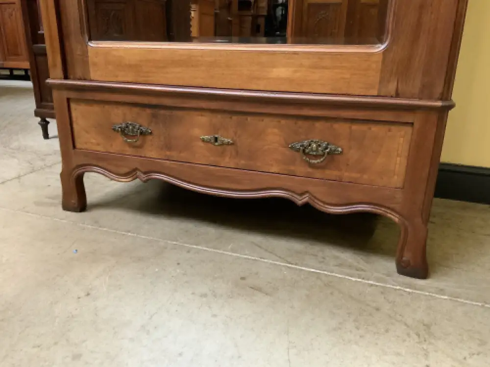 Antiker Jugendstil Wäscheschrank, Intarsien -   Lieferung möglich! 14