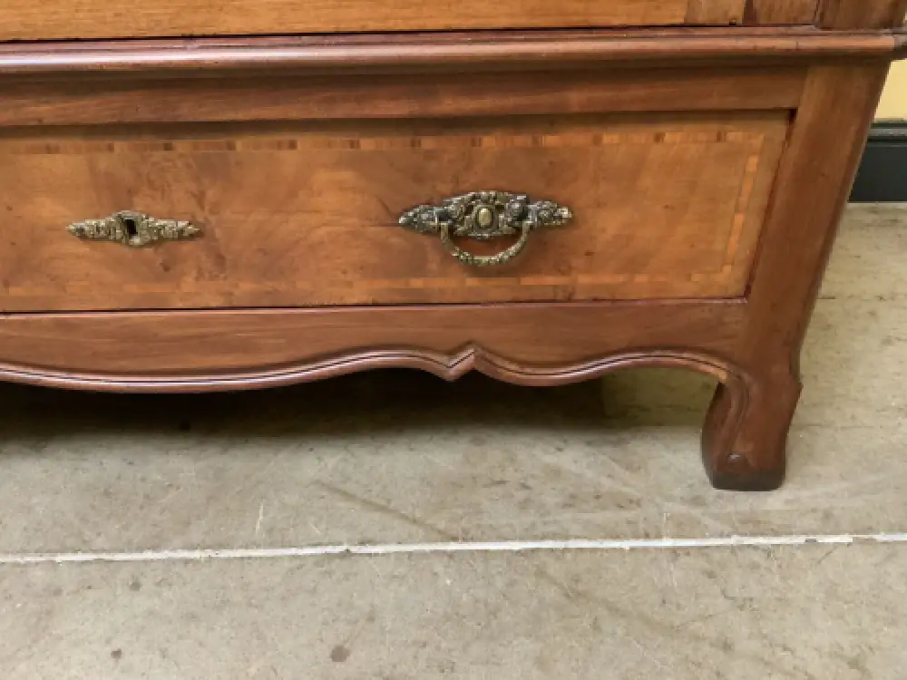 Antiker Jugendstil Wäscheschrank, Intarsien -   Lieferung möglich! 16