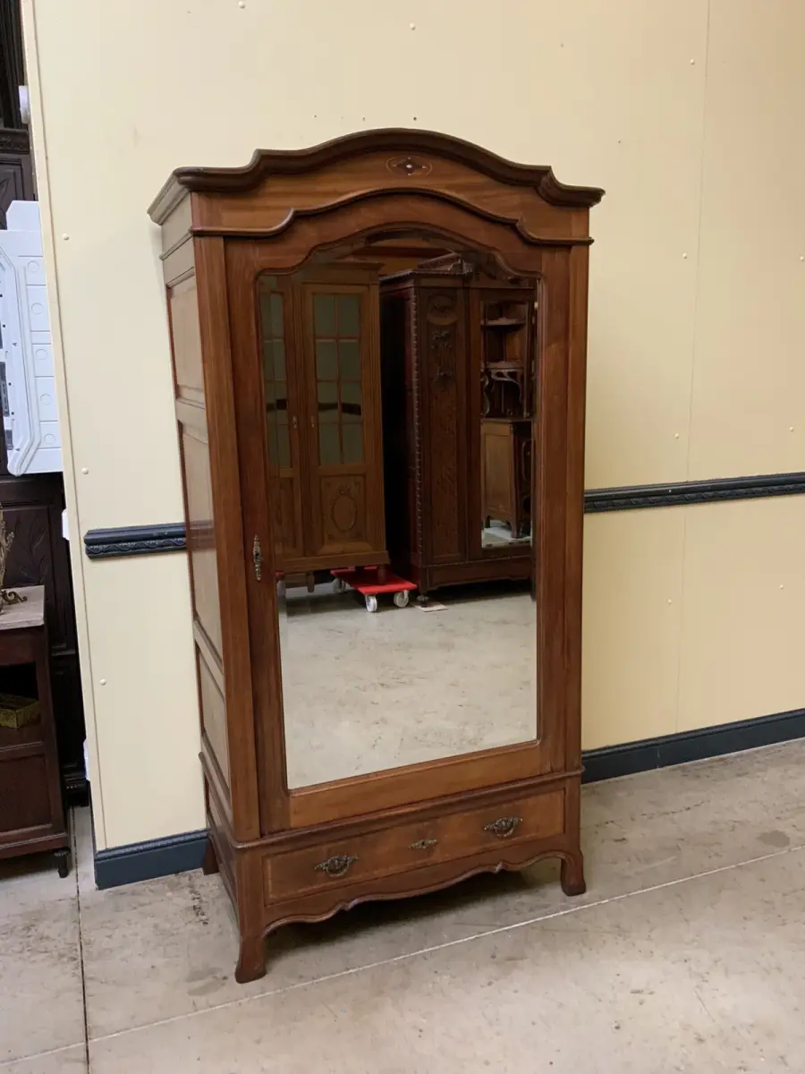 Antiker Jugendstil Wäscheschrank, Kleiderschrank -   Lieferung möglich! 2