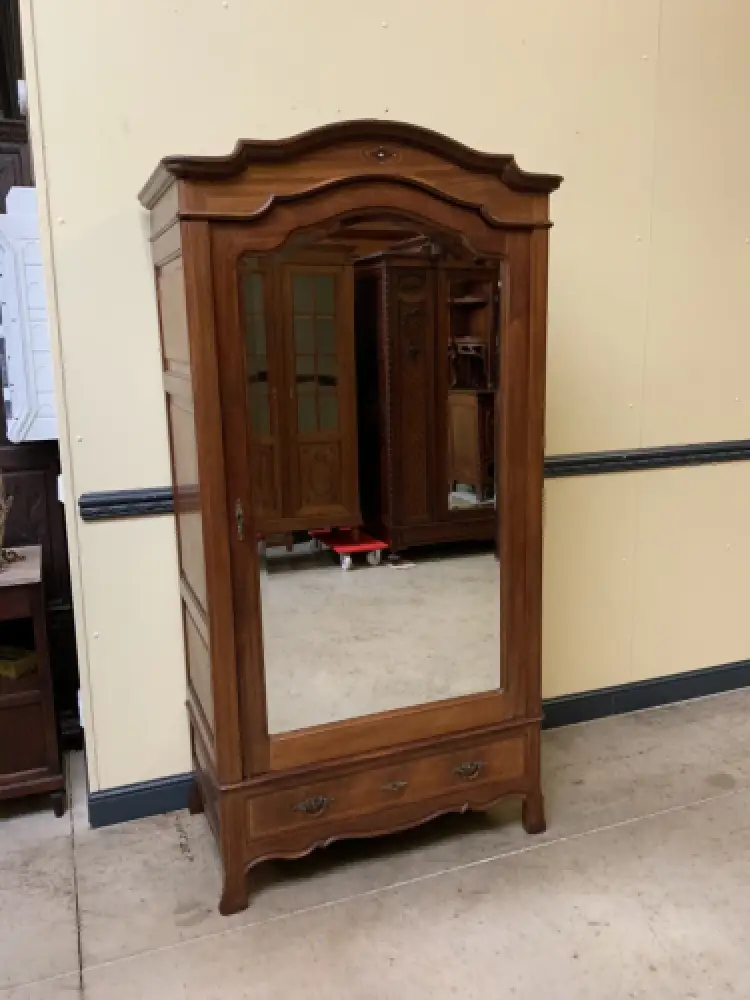 Antiker Jugendstil Wäscheschrank, Kleiderschrank -   Lieferung möglich! 2