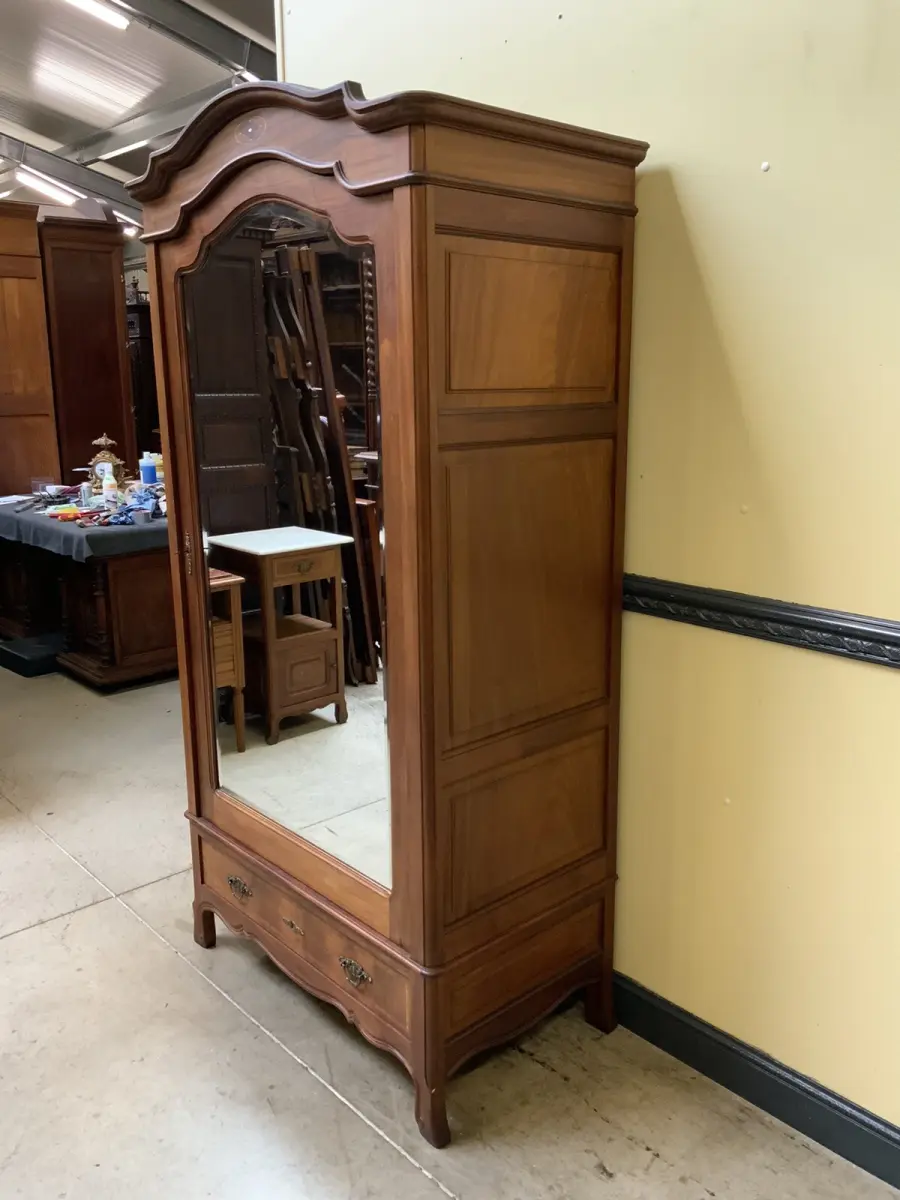 Antiker Jugendstil Wäscheschrank, Kleiderschrank -   Lieferung möglich! 4