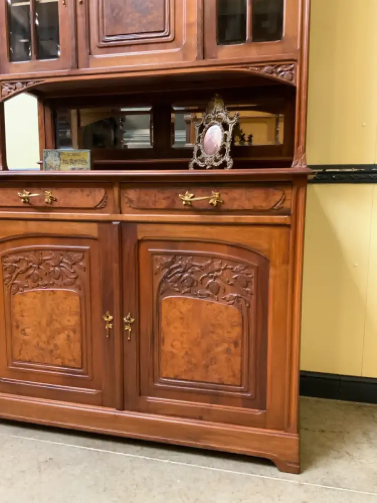 Antik - Buffet, Vertiko, Anrichte - Jugendstil, Art Nouveau - Lieferung möglich! 13