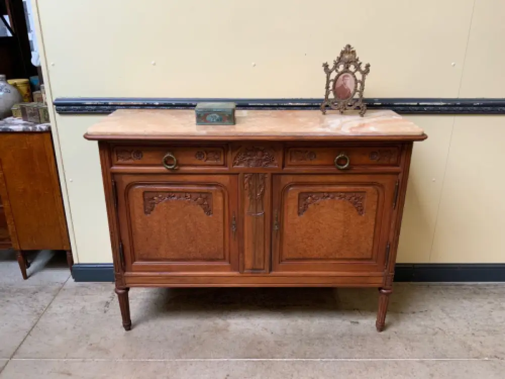 Antike Jugendstil Nußbaum Anrichte, Kommode, Buffet - Lieferung möglich! 0